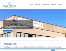 Tablet Screenshot of novapapyra.it